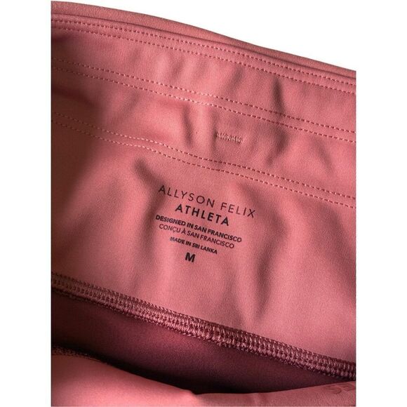 Athleta Allyson Felix Ultimate Stash II Legend Tight Leggings size M Coral Red - Picture 4 of 12